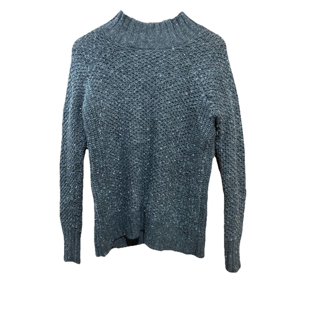 American Eagle Outfitters Women's Soft Waffle Knit Sweater Gray Size Small EUC